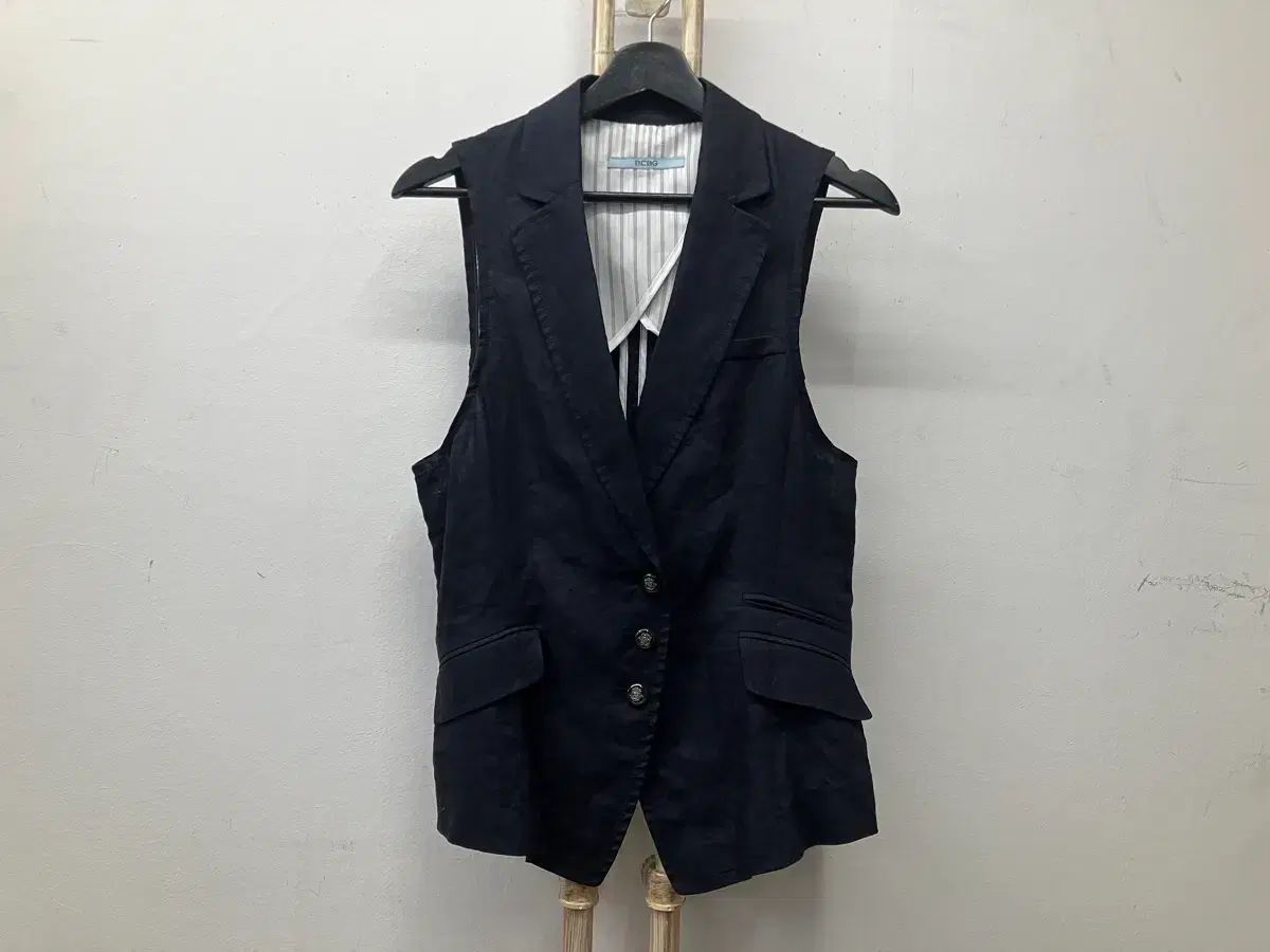 BCBG 麻 ベスト 55 66 (91-98-165)