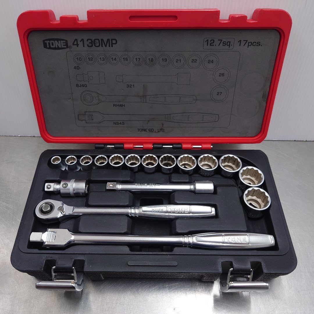 トネ TONE ソケットレンチセット 17pcs 12.7sq(1/2) 4130MP 囗T巛 