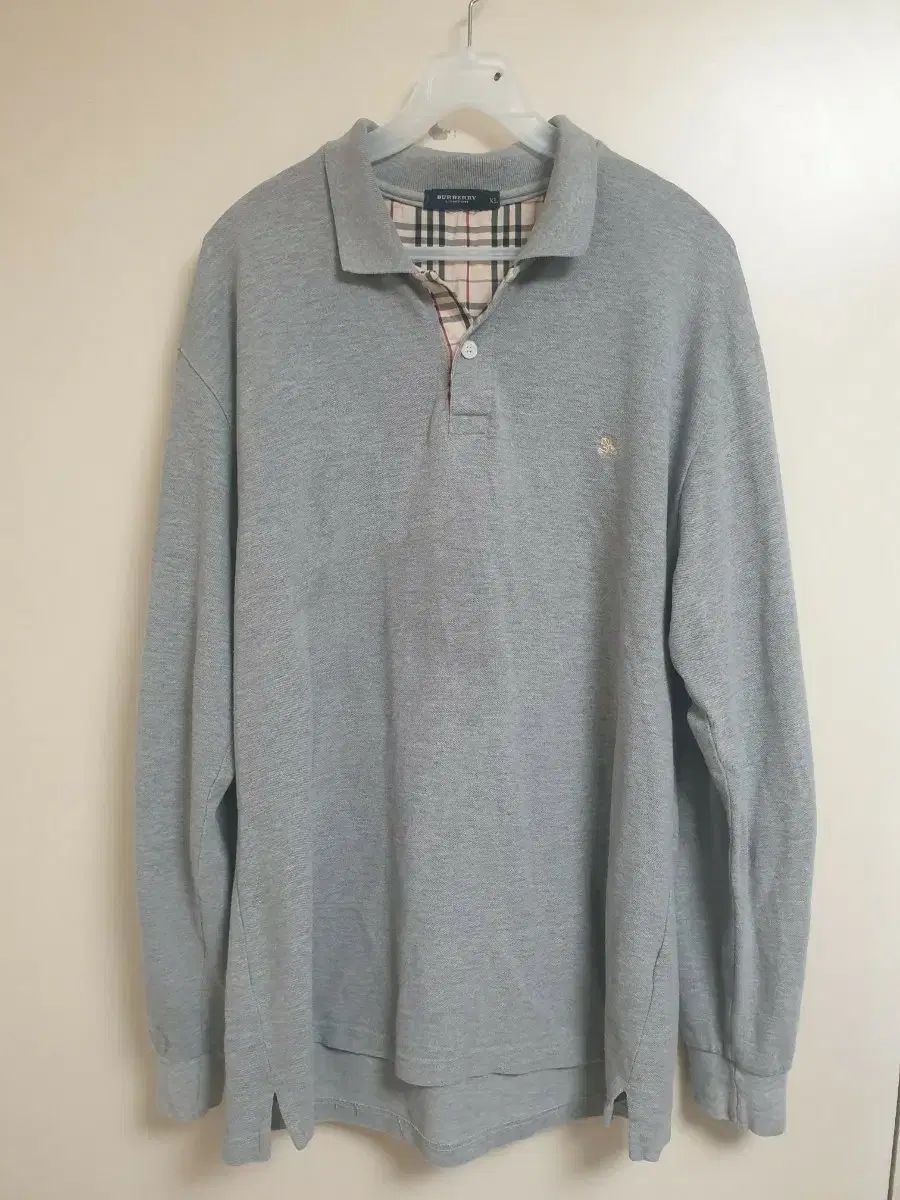 バーバリー ロンドン グレー 長袖 カラーTシャツ XL 6,749円