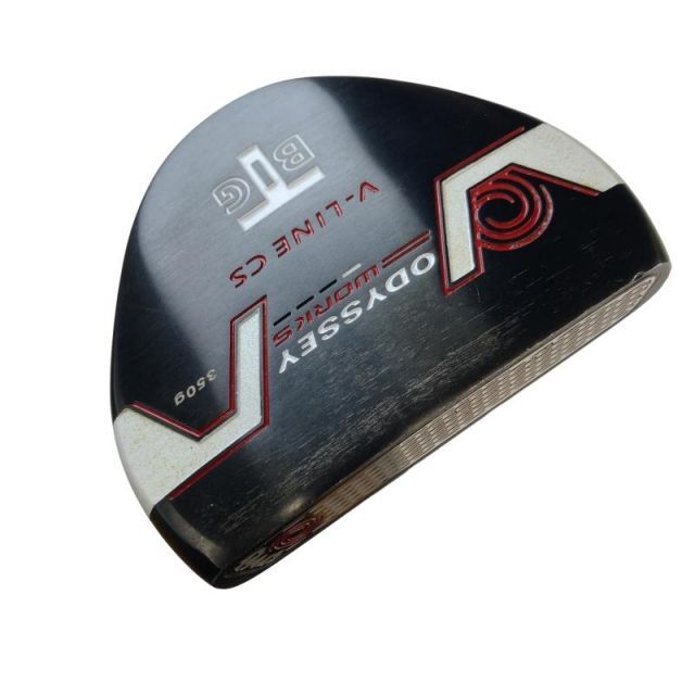 【中古】 オデッセイ WORKS BIG T V-LINE CS 33インチ パター PT スチール (フレックスその他) メンズ 男性用 右利き 右用 Dランク ゴルフクラブ