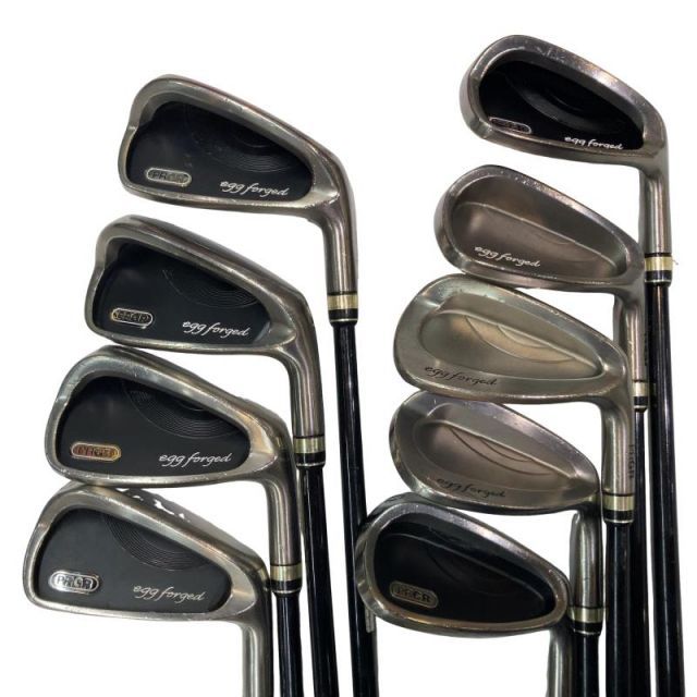 【中古】 プロギア egg FORGED(2012) 10S アイアンセット IR eggオリジナルカーボン (フレックスSR) メンズ 男性用 右利き 右用 Cランク ゴルフクラブ