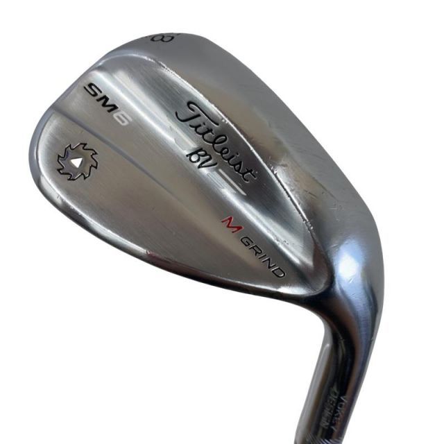 【中古】 タイトリスト VOKEY SPIN MILLED SM6 ツアークロム 58°/08°M ウェッジ WG Dynamic Gold (フレックスS) メンズ 男性用 右利き 右用 Cランク ゴルフクラブ