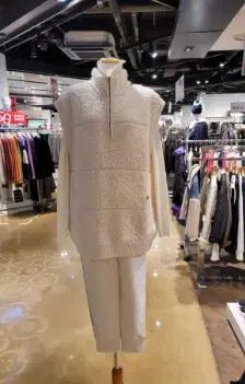 オッズセカンド ブークレ ニット ベスト フリーサイズ 正規品
