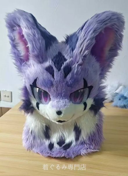 犬　猫　着ぐるみ ヘッド全頭　ヘッド ケモノ ファースーツ ぬいぐるみ コスプレ コスチューム Kurumi 一点物 C167