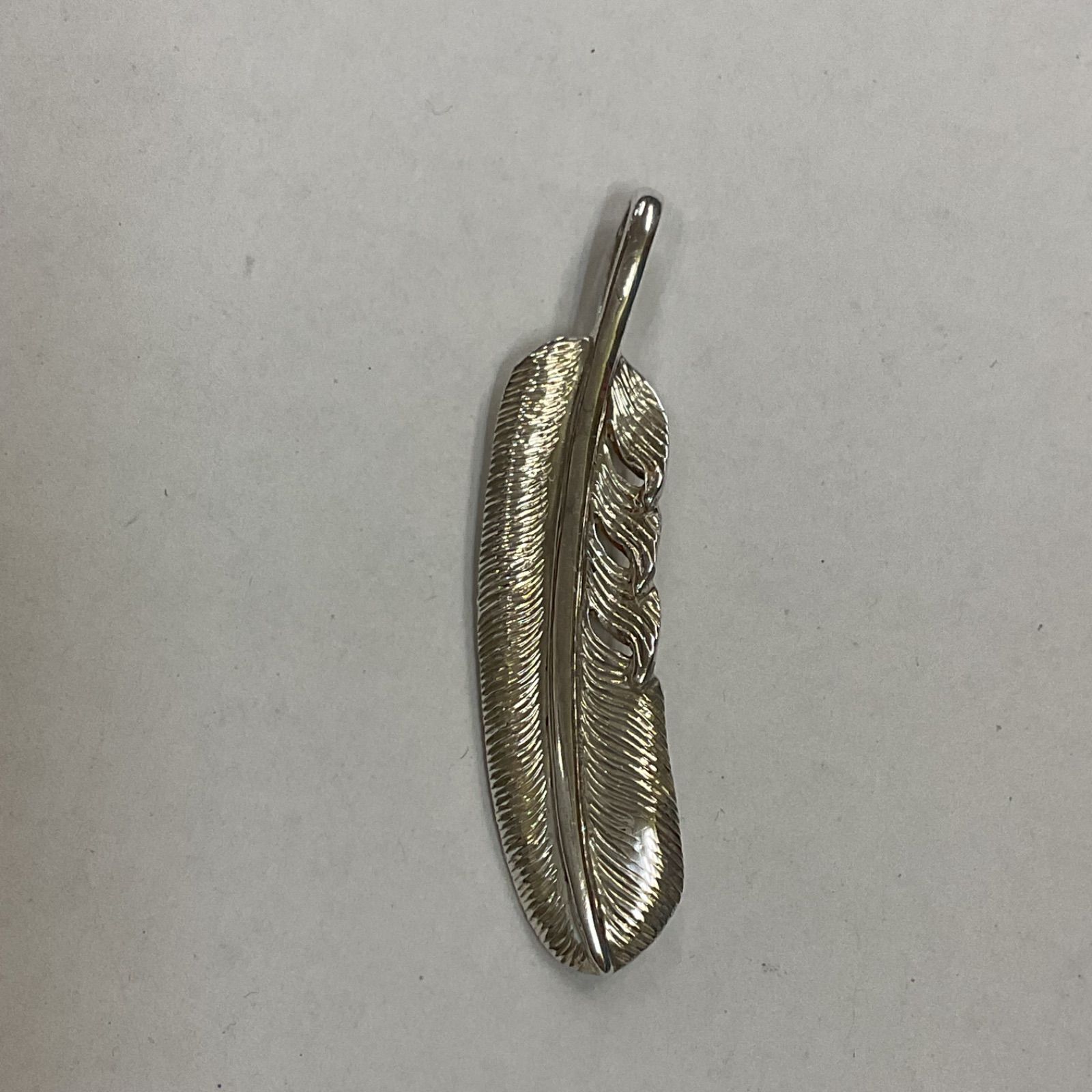Kenshiro 和彫り　フェザー　ネックレス　トップ　ペンダント　シルバー　SILVER　925　【K0297-005】 281