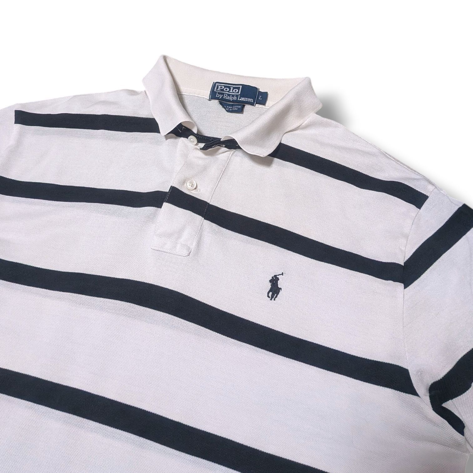 City boy setup】y2k 90s Archive Vintage Polo by Ralph Lauren wide