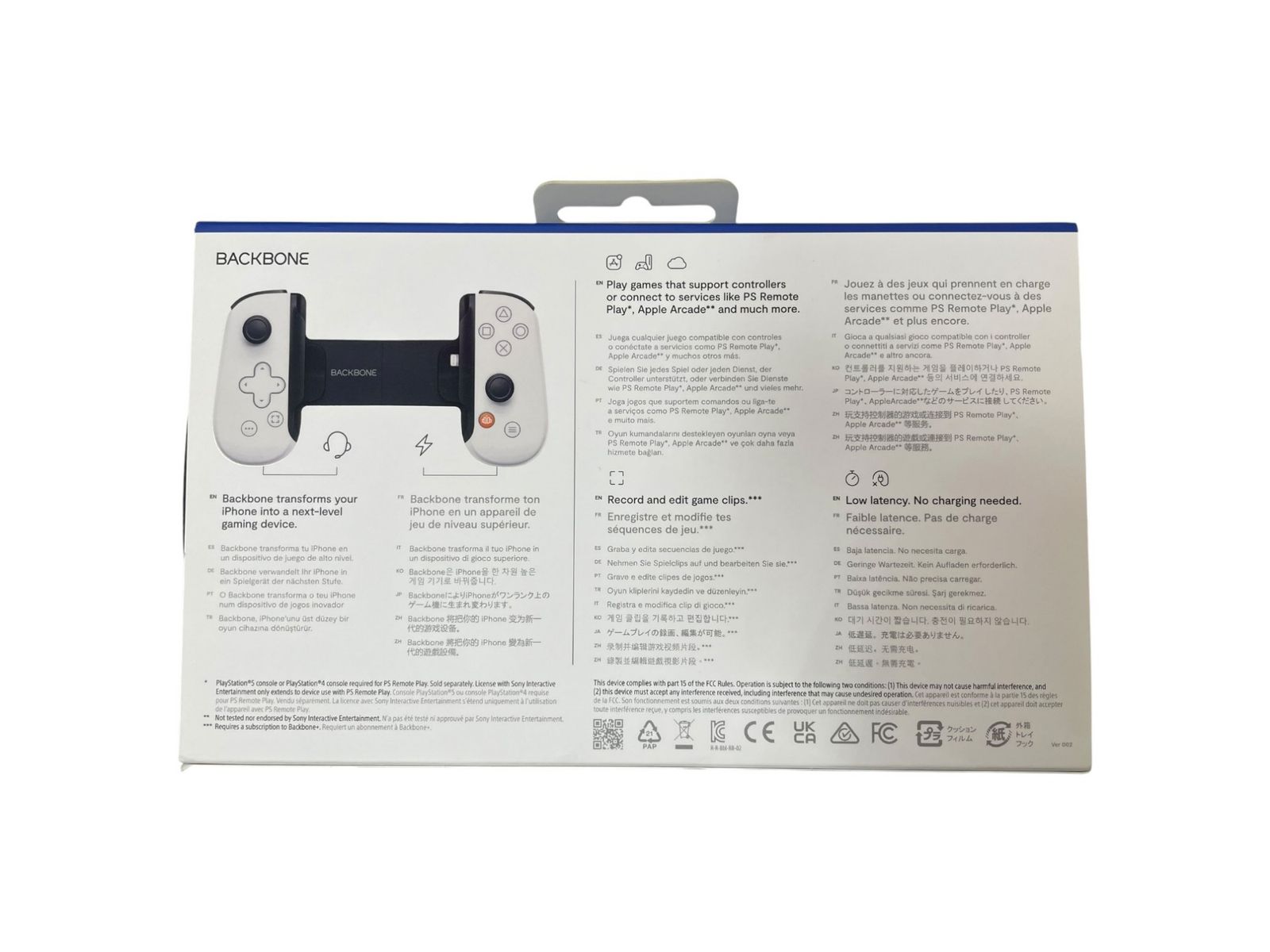 BACKBONE Backbone One 第2世代 モバイルゲームコントローラー