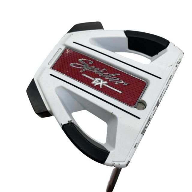 【中古】 テーラーメイド Spider EX GHOST WHITE センターシャフト 34インチ パター PT スチール (フレックスその他) メンズ 男性用 右利き 右用 Cランク ゴルフクラブ
