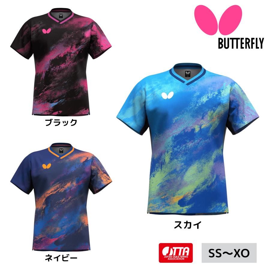 ユニフォーム バタフライ Butterfly ユーフィニア・シャツ 47880 卓球ユニフォーム