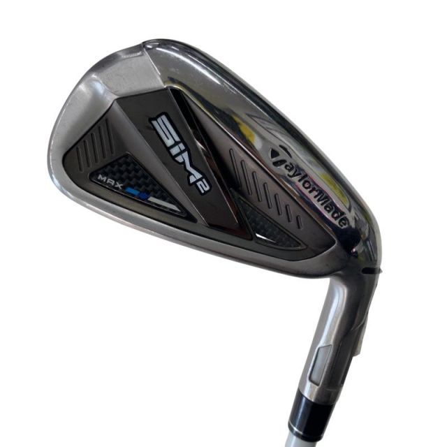 【中古】 テーラーメイド SIM2 MAX #6 レディース 単品アイアン LI TENSEI BLUE TM40(SIM2 IR) (フレックスL) レディース 女性用 右利き 右用 Cランク ゴルフクラブ