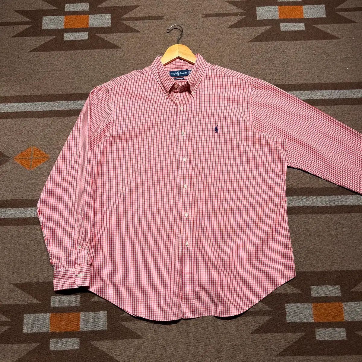 POLO RALPH LAUREN(ポロラルフローレン) クラシックフィット ギンガム CHECK シャツ L 105
