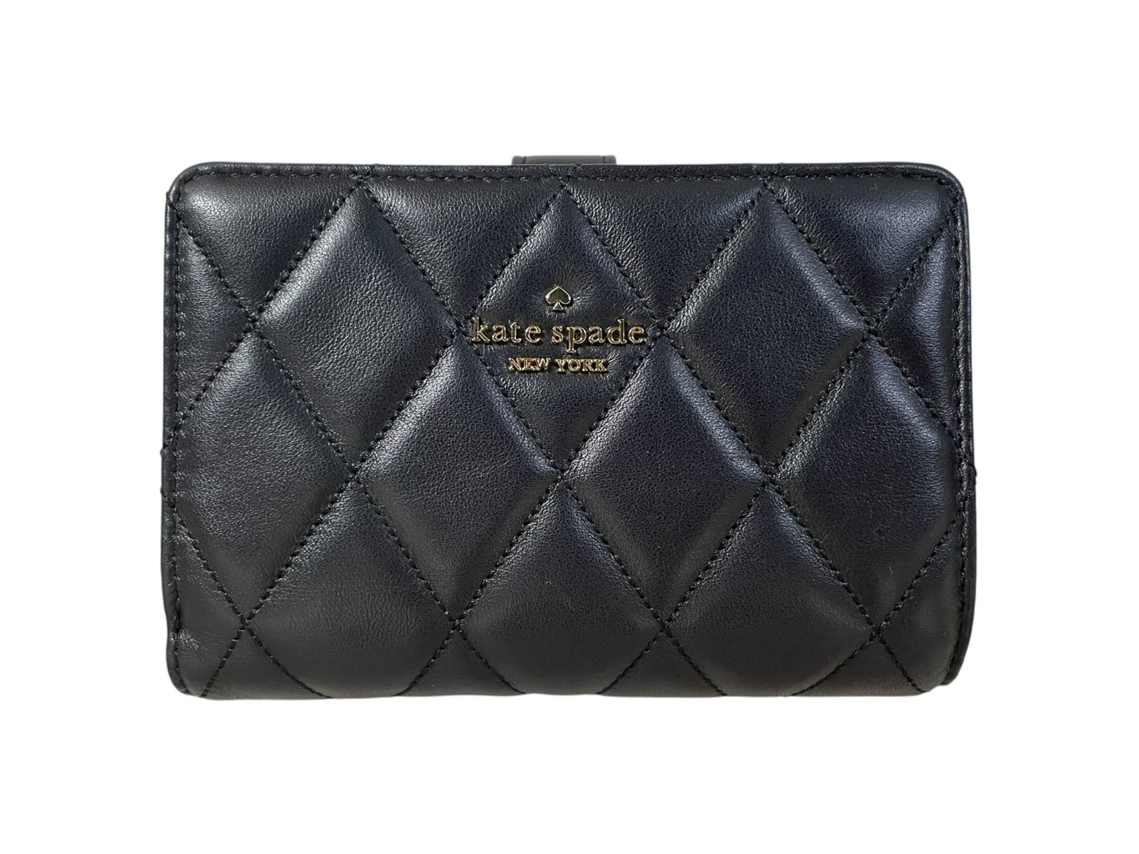 kate spade new york (ケイトスペードニューヨーク) キャリーミディアムコンパクトバイフォールドウォレット KG424 ブラック レディース/006