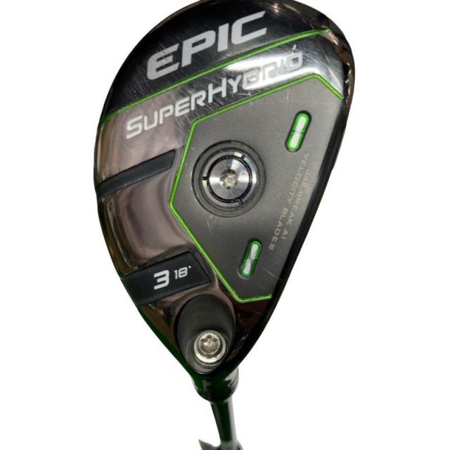 【中古】 キャロウェイ EPIC SUPER HYBRID U3 ユーティリティ UT Diamana 55 for CW(2021 EPIC UT) (フレックスSR) メンズ 男性用 右利き 右用 Cランク ゴルフクラブ