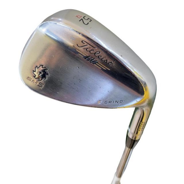 【中古】 タイトリスト VOKEY SPIN MILLED SM5 ツアークロム 52°/12°F ウェッジ WG NS PRO 950GH (フレックスS) メンズ 男性用 右利き 右用 Cランク ゴルフクラブ
