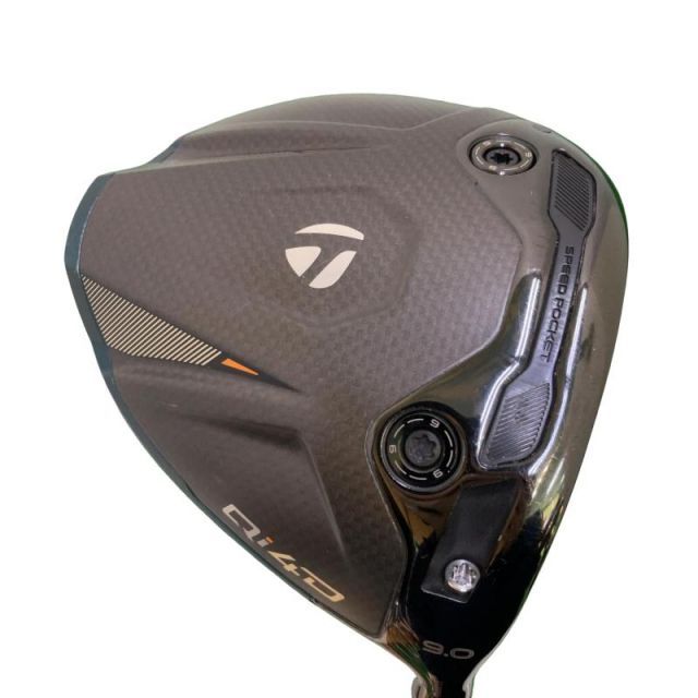 【中古】 テーラーメイド Qi4D 9° ドライバー DR REAX MR50(Qi4D DR) (フレックスS) メンズ 男性用 右利き 右用 Cランク ゴルフクラブ