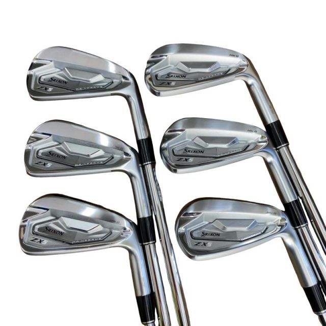 【中古】 ダンロップ SRIXON ZX5 Mk II 6S アイアンセット IR 純正特注シャフト (フレックスS) メンズ 男性用 右利き 右用 Cランク ゴルフクラブ