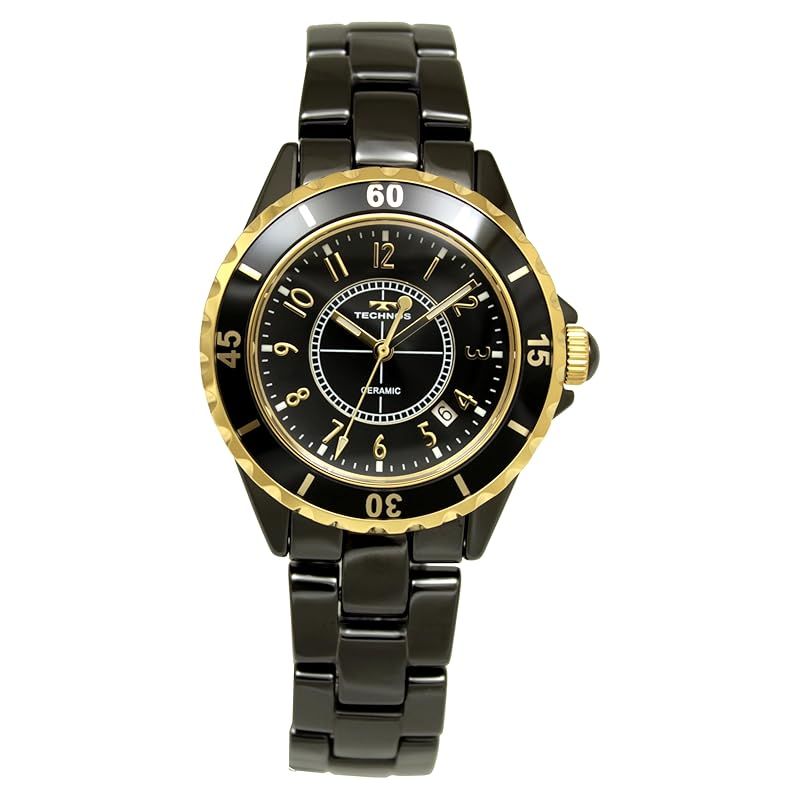 【新品】 [テクノス]TECHNOS 腕時計 セラミック デイト T9C06GB
