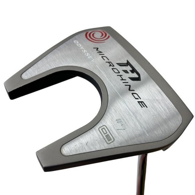 【中古】 オデッセイ MICROHINGE #7 DB 34インチ パター PT スチール (フレックスその他) メンズ 男性用 右利き 右用 Cランク ゴルフクラブ