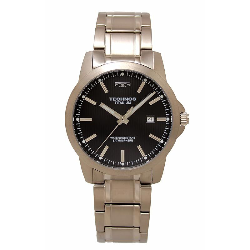 【新品】 [テクノス]TECHNOS 腕時計 チタン デイト T9B78IB