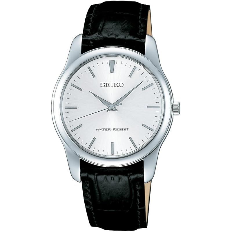 【新品】 [セイコーウオッチ]SEIKO SELECTION SCXP031 メンズ・ユニセックス腕時計 電池式クオーツ ケース幅35mm レザーベルト 文字盤シルバー ステンレススチール