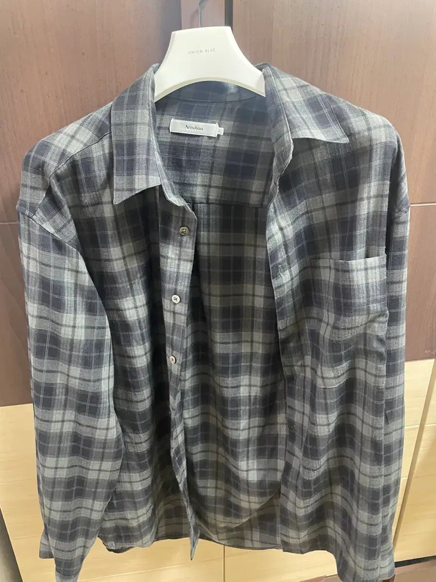 AREUBAN(アルバン) オールドフィルム チェックシャツ カーキ 2