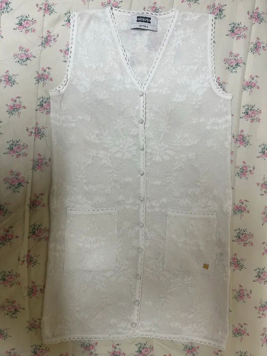 EENK インク 白 レイ レースニット BEST ドレス XS/S