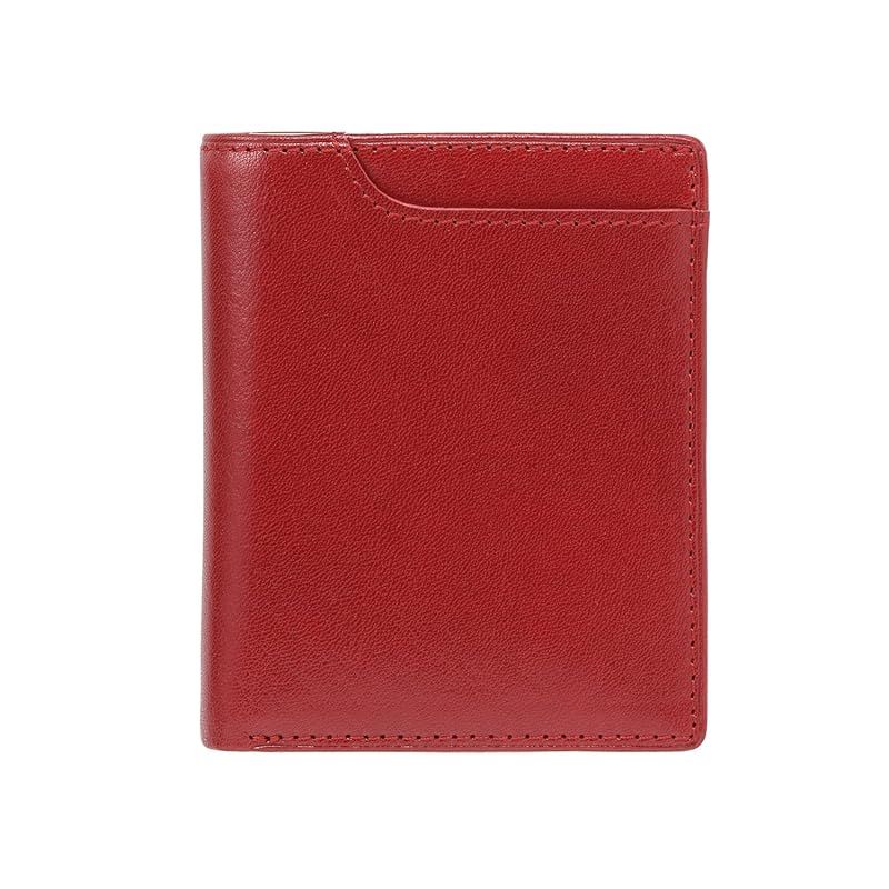 【新品】 [ミラグロ] イタリアンレザー コンパクトウォレット メンズ 二つ折り財布 小銭入れあり(財布 メンズ 2つ折り 小さい財布 革 BOX小銭入れ 春財布 父の日 クリスマス) CAR641 バーガンディー