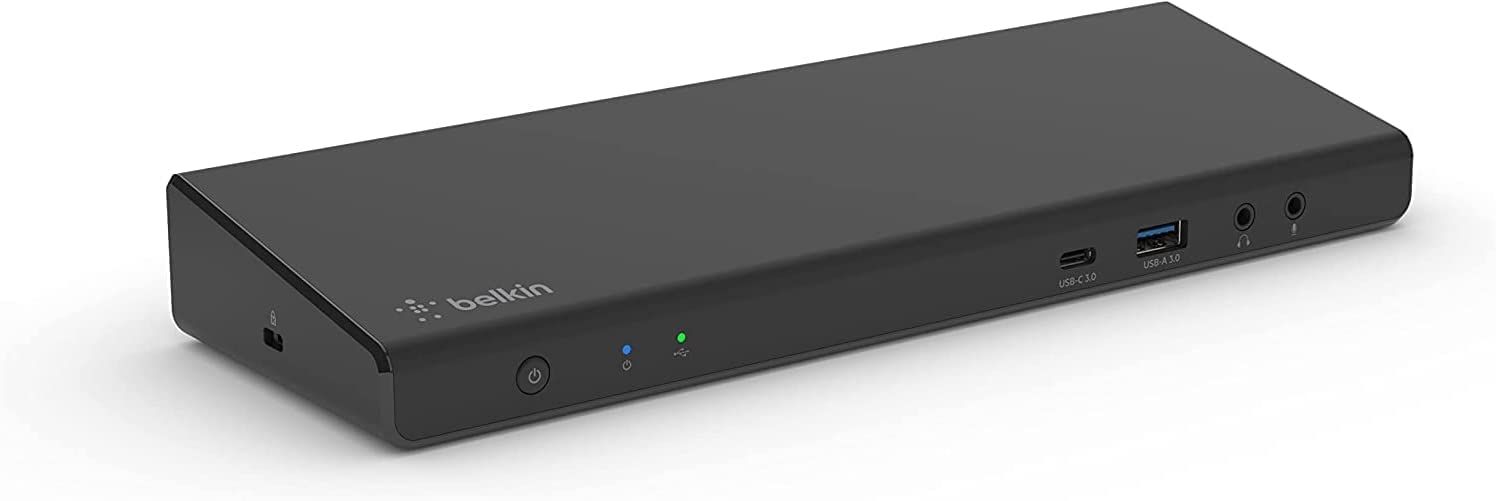 Belkin 15 in 1 USB-Cトリプルディスプレイドック ドッキングステーション MacBook/MacBook Pro/iMac/iPad Pro/Windows 10 / Chromebook 4Kトリプルディスプレイ対応 USB-C PD 8