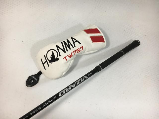 返品OK 【中古ゴルフクラブ】【美品】ホンマ TOUR WORLD (ツアーワールド) TW757 フェアウェイ VIZARD for TW757 3W