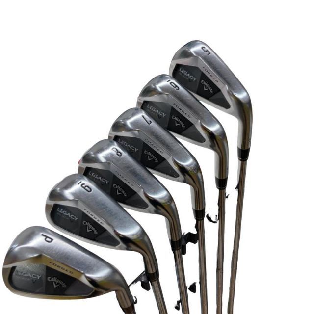 【中古】 キャロウェイ LEGACY BLACK 6S アイアンセット IR Memphis 10 DB (フレックスUNI) メンズ 男性用 右利き 右用 Cランク ゴルフクラブ