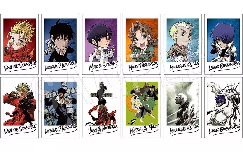 中古】キャラカード 全12種セット 「トライガン・マキシマム×Chugai