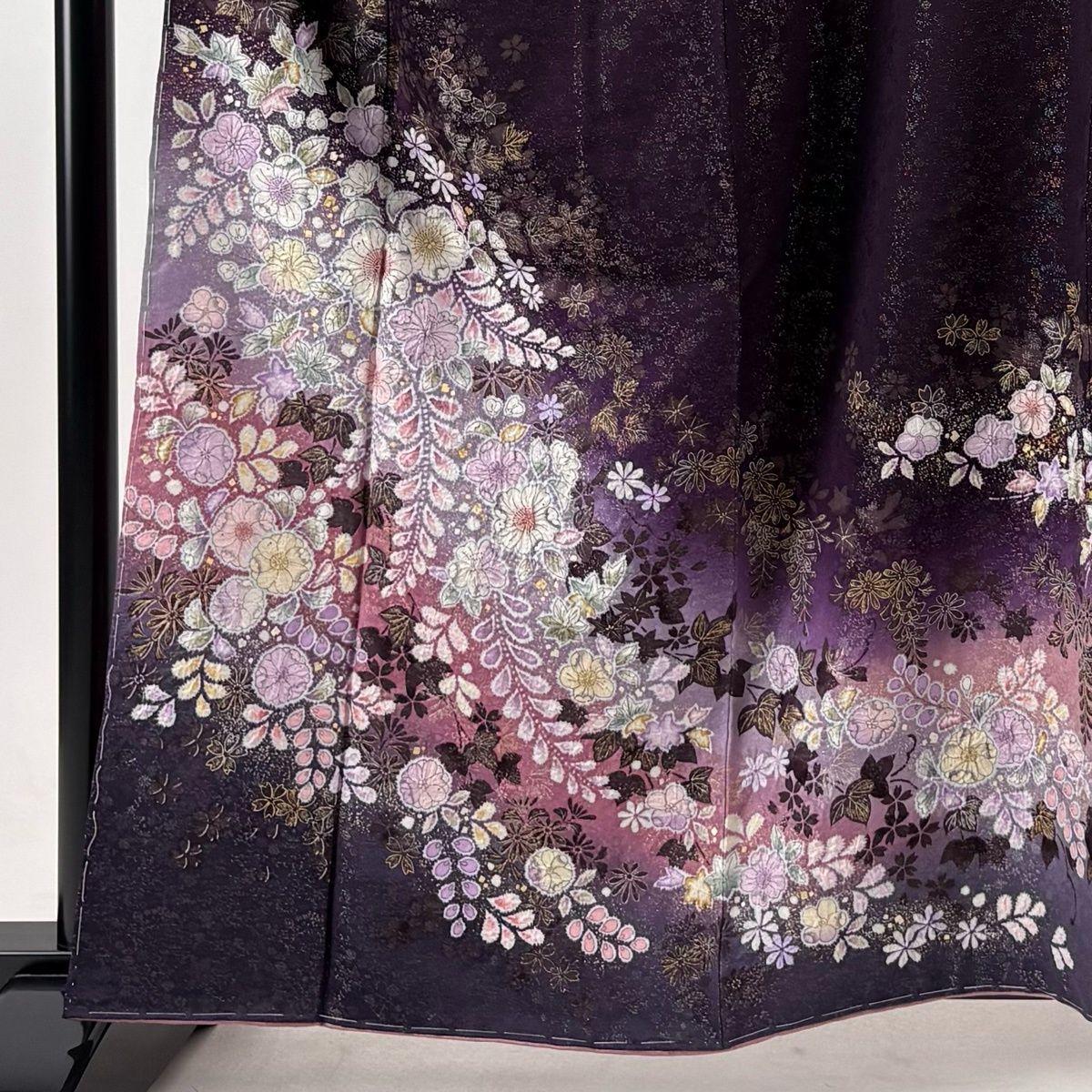 美品】 訪問着 身丈161.5cm 裄丈66.5cm M 袷 徳永憲峯 落款 辻が花 桜