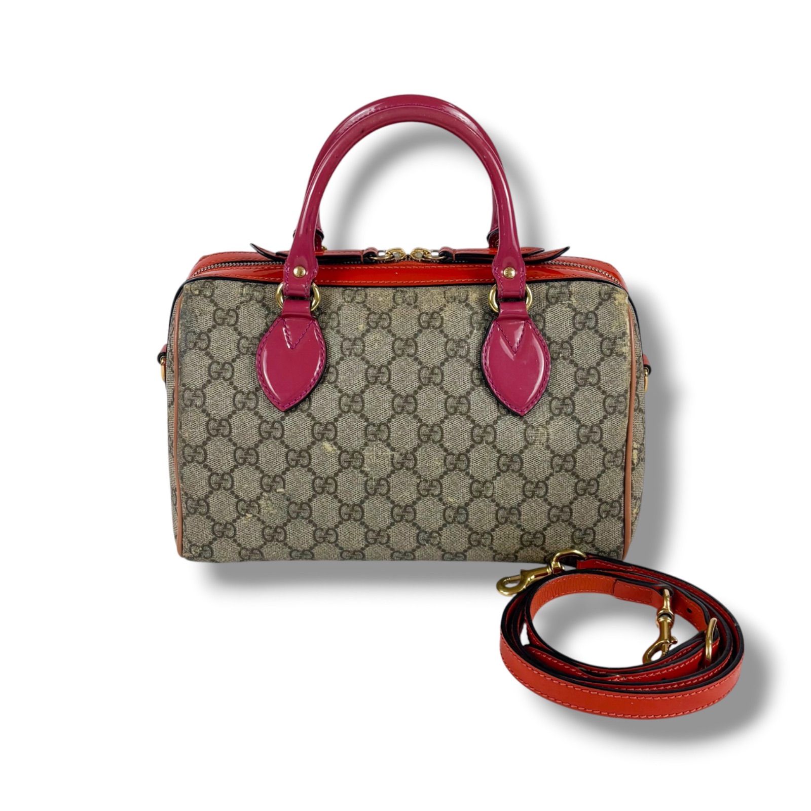 グッチ GUCCI GGスプリームキャンバス 2WAY スモールボストンバッグ