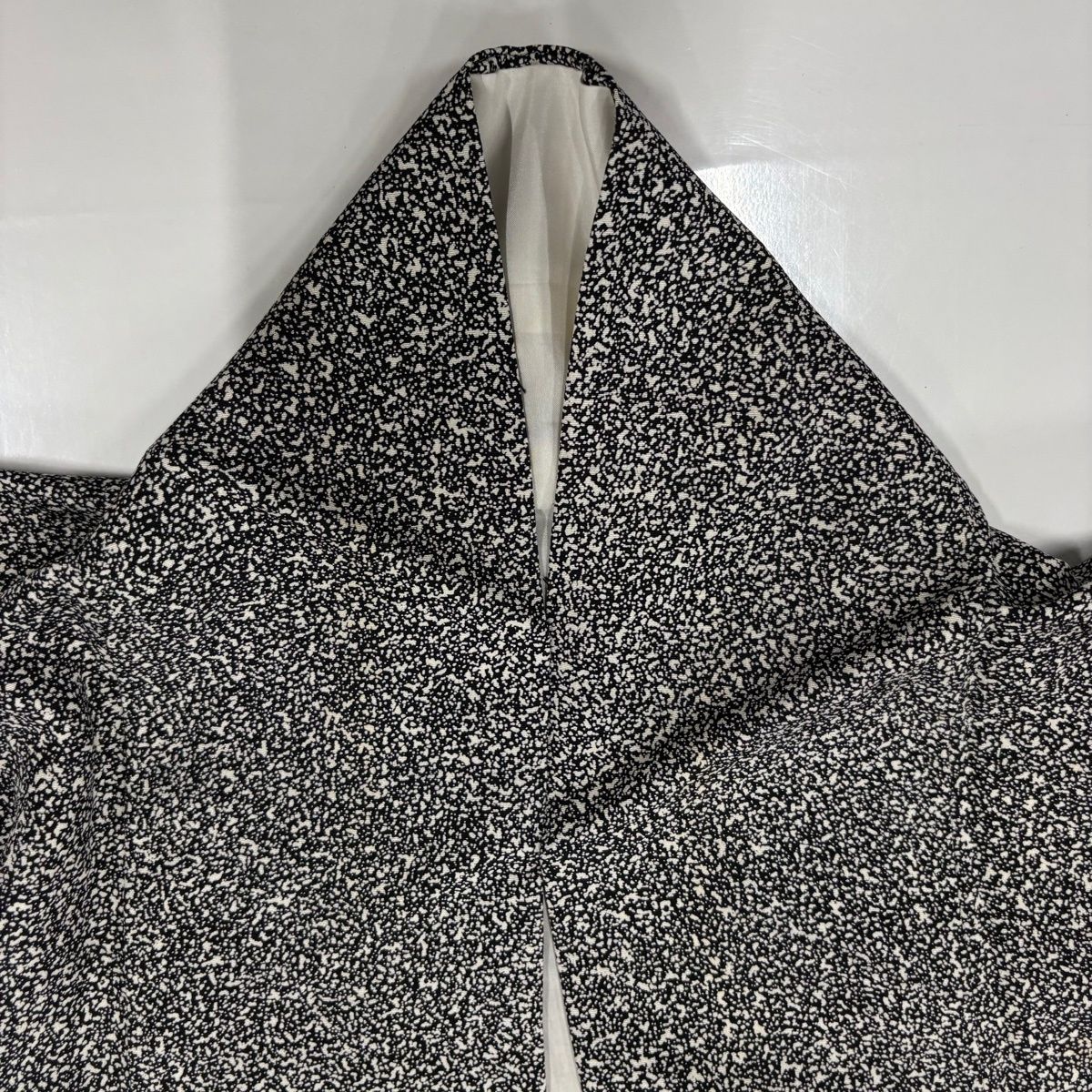 美品】 訪問着 身丈152.5cm 裄丈67cm M 袷 川村久太郎 落款 枝梅 刺繍