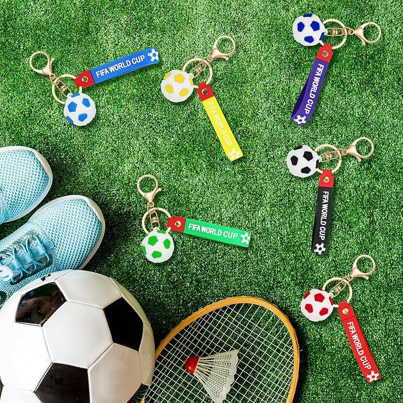 siawadeky ワールドカップ サッカー キーホルダー 6色セット キー