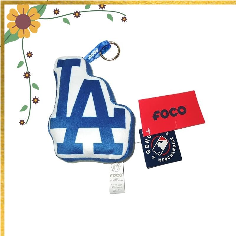 [FOCO] MLB ロサンゼルス・ドジャース クッションキーホルダー