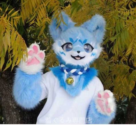 犬　猫　着ぐるみ ヘッド全頭　ヘッド ケモノ ファースーツ ぬいぐるみ コスプレ コスチューム Kurumi 一点物 C184