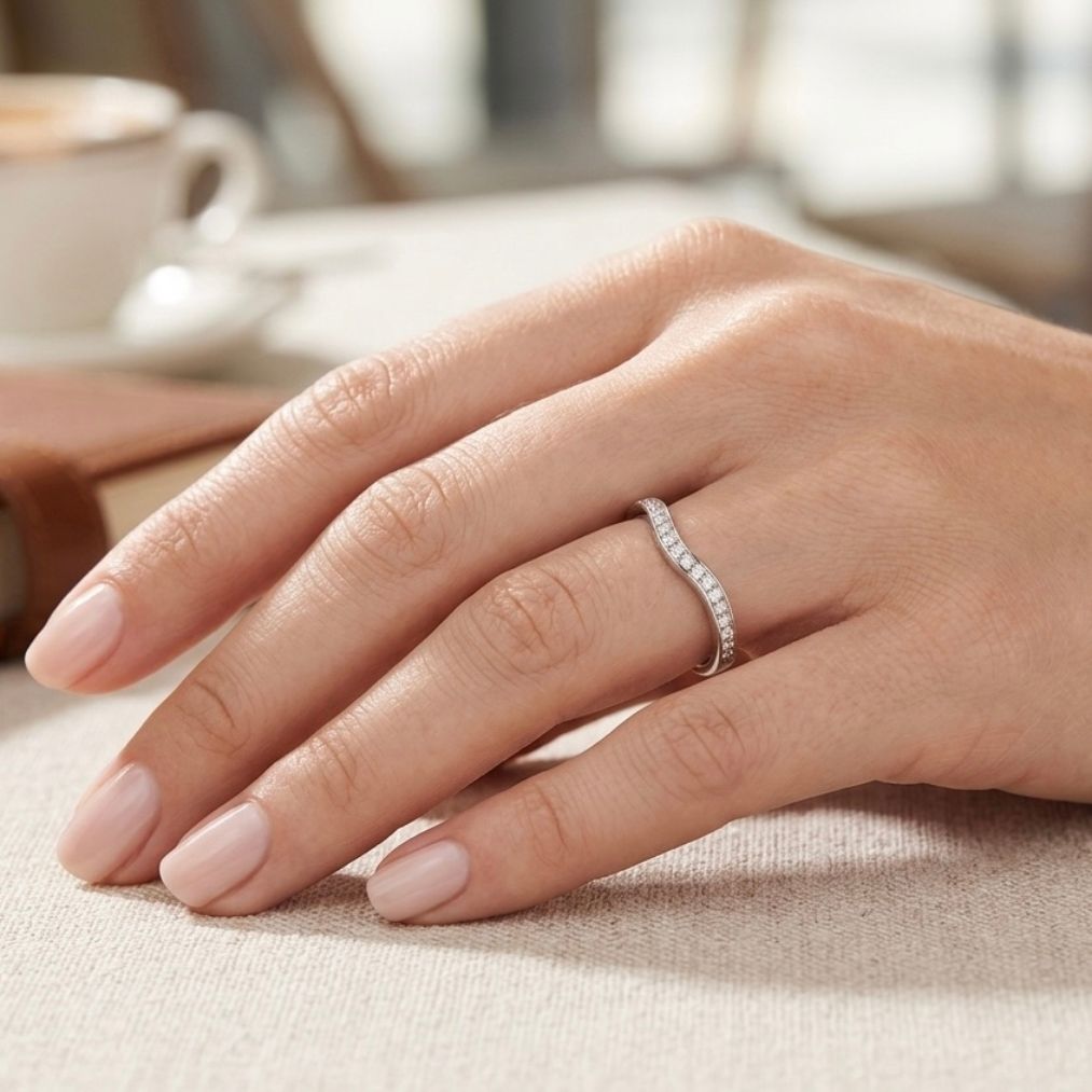 カルティエ Cartier バレリーナ ウェディング リング 6号 ダイヤモンド