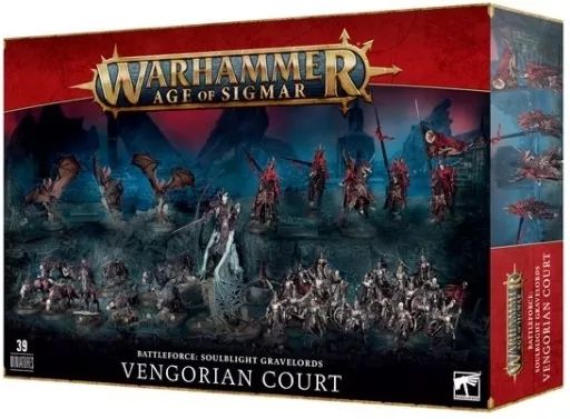【中古】ミニチュアゲーム バトルフォース ソウルブライト・グレイヴロード： ヴェンゴリアン・コート 「ウォーハンマー エイジ・オヴ・シグマー」 (Soulbight Gravelords： Vengorian Court) [91-46]
