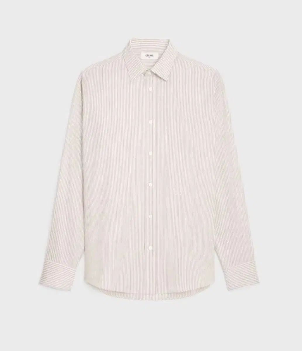 BTS 뷔様 着用 セリーヌ 23aw カナビ トリオンフ ストライプ シャツ