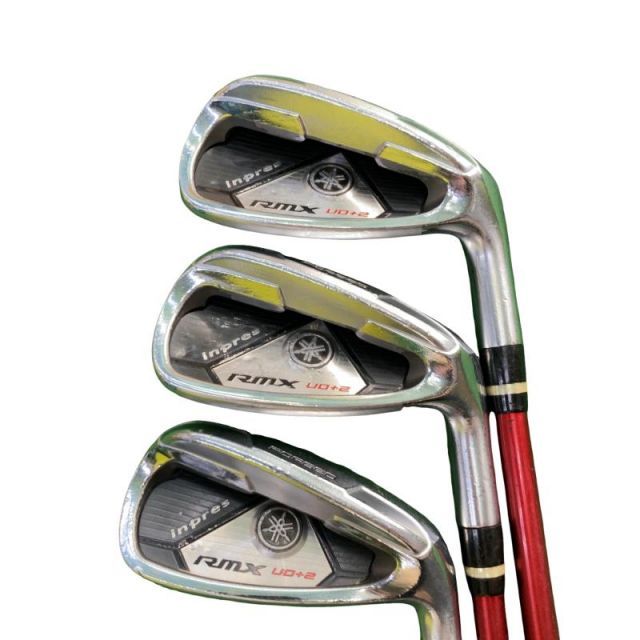 【中古】 ヤマハ inpres RMX UD+2 4S アイアンセット IR BASSARA FS50 (フレックスR) メンズ 男性用 右利き 右用 Cランク ゴルフクラブ