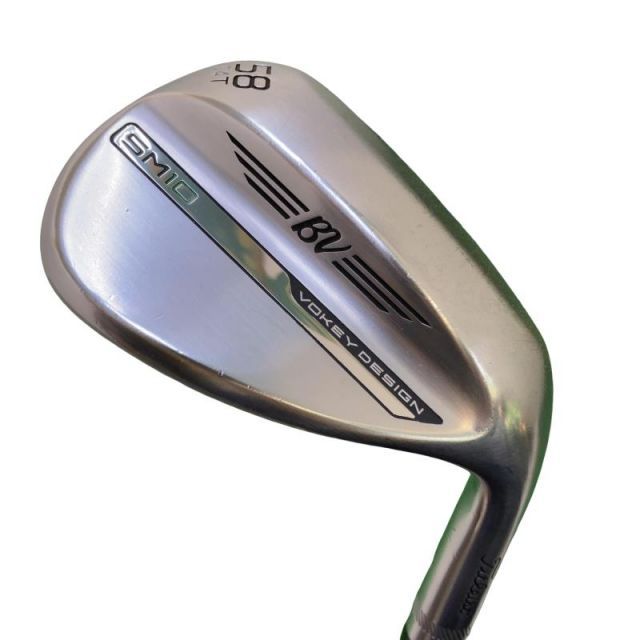 【中古】 タイトリスト VOKEY SPIN MILLED SM10 ツアークロム 58°/04°T ウェッジ WG 純正特注シャフト (フレックスS) メンズ 男性用 右利き 右用 Cランク ゴルフクラブ