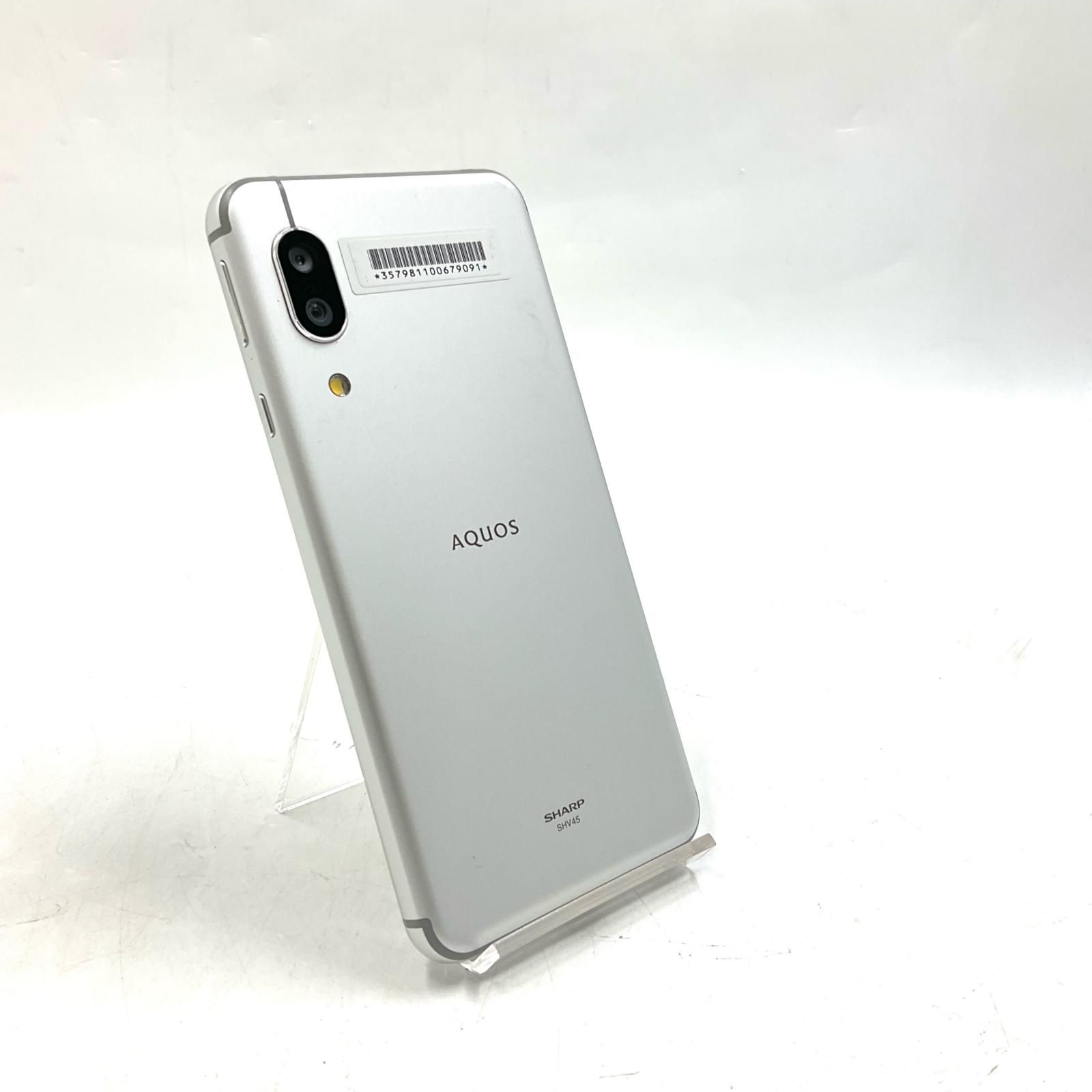 全額返金保証】【最速発送】SHARP AQUOS sense3 64GB シルバーホワイト