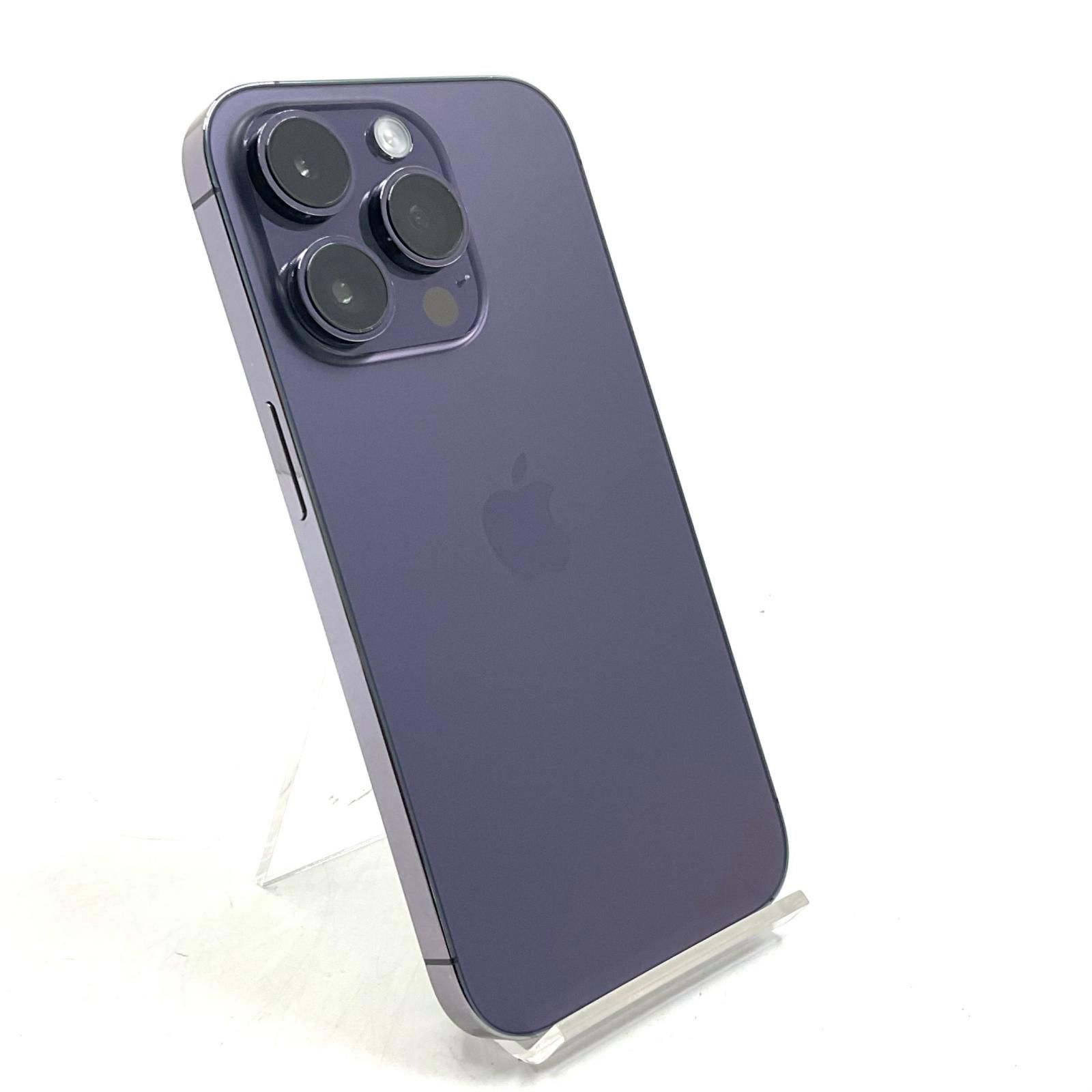 【全額返金保証】【最速発送】 iPhone 14 Pro 256GB ディープパープル Softbank 白ロム 動作確認済 78%