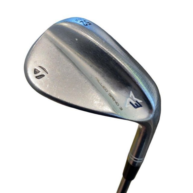【中古】 テーラーメイド Taylor Made MILLED GRIND 3 52°/09° ウェッジ WG Dynamic Gold (フレックスS) メンズ 男性用 右利き 右用 Dランク ゴルフクラブ