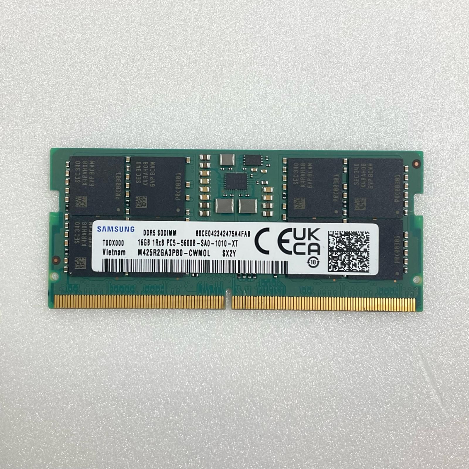 DDR5-5600 16GB S.O.DIMM メモリ 美品 - メルカリ
