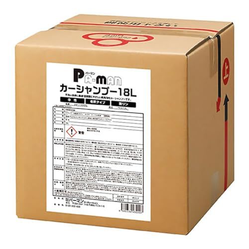pa-man カーシャンプー 中性 18L 無リン 業務用 希釈10-25倍 手洗い洗車/高圧洗浄機(低粘度洗剤仕様)向けAR 8b32ba76