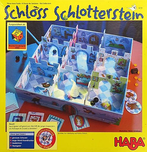 【中古】ボードゲーム グラグラ城のおばけ 多言語版 (Schloss Schlotterstein)