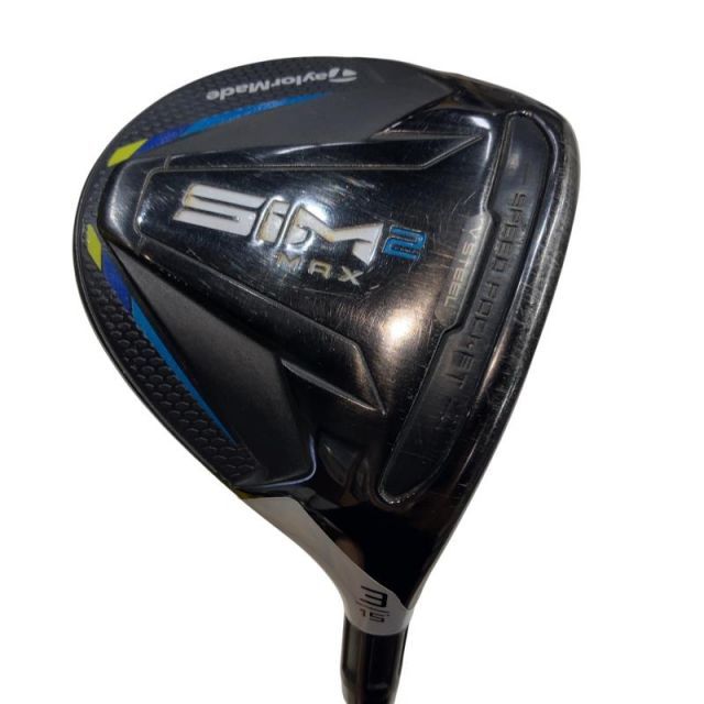 【中古】 テーラーメイド SIM2 MAX 3W フェアウェイウッド FW TENSEI BLUE TM50(SIM2 FW) (フレックスS) メンズ 男性用 右利き 右用 Dランク ゴルフクラブ