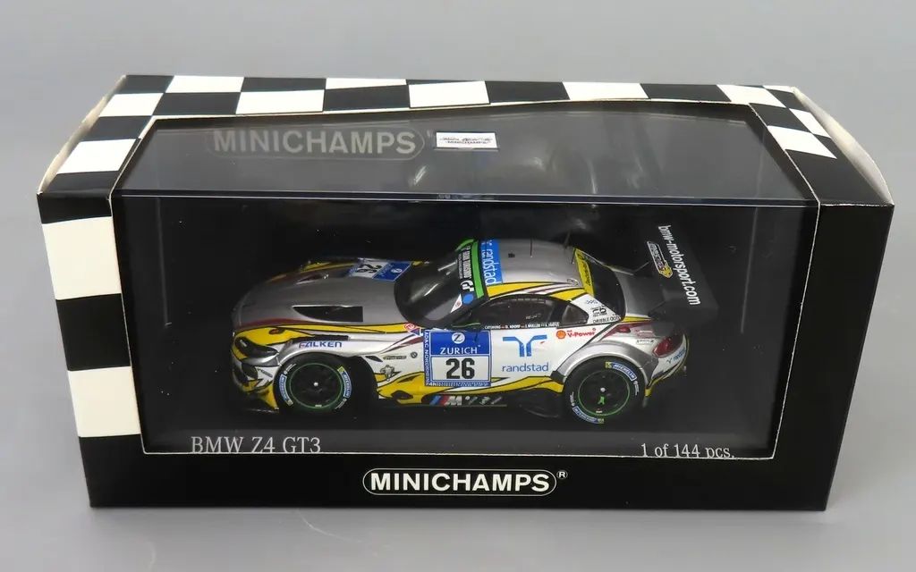中古】ミニカー 1/43 BMW Z4 GT3 `BMW SPORTS TROPHY TEAM MARC VDS 